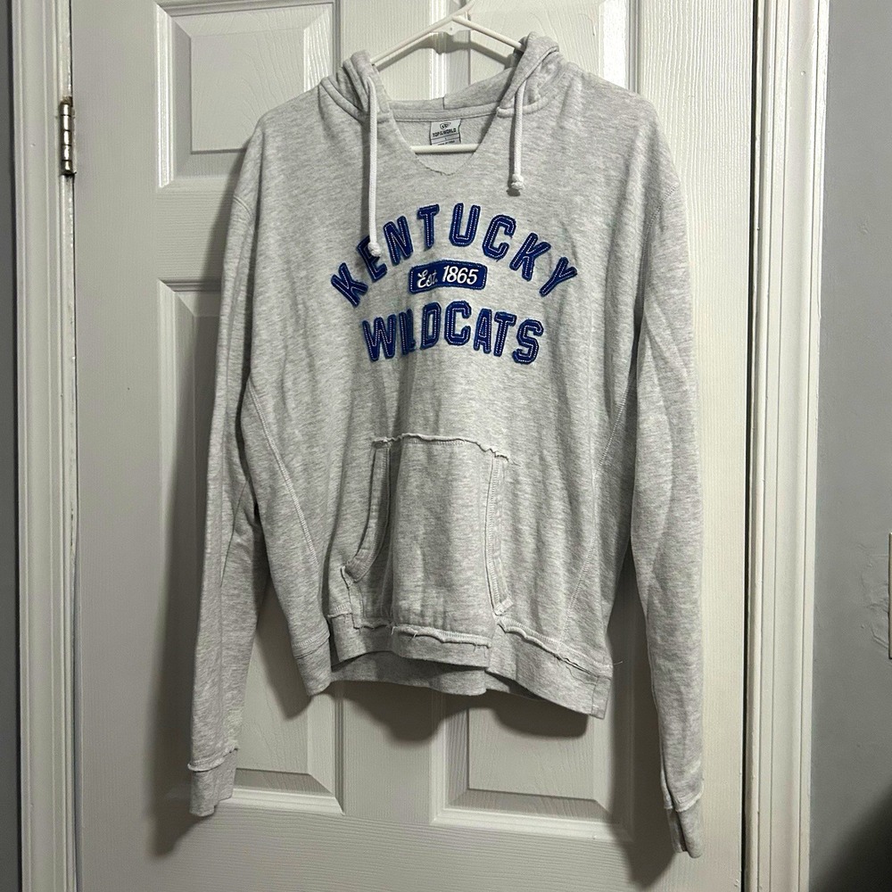 Top of the World Women's Kentucky Wildcats Gray Pullover Hoodie w Pockets L
